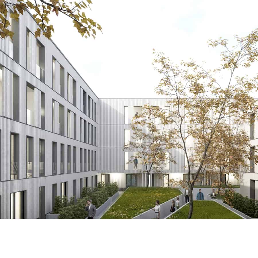 RTW Architekten Hellwinkelterrassen Innenhof