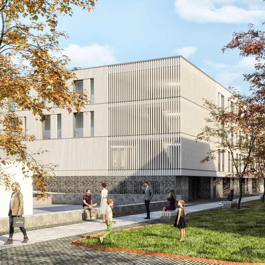 RTW Architekten Hellwinkelterrassen Park