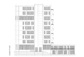 RTW Architekten KL20 Goettingen Ansicht Ost 295x200