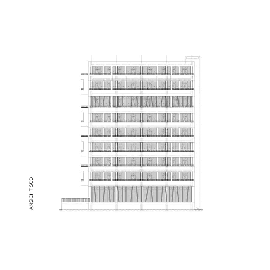 RTW Architekten KL20 Goettingen Ansicht Sued