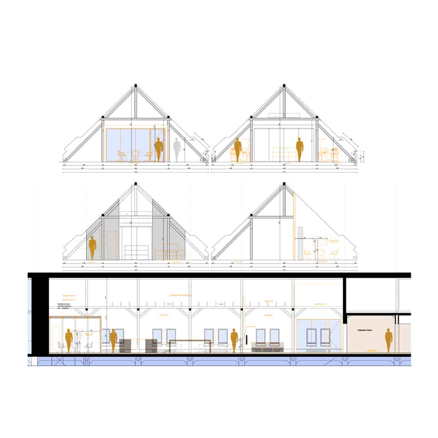 RTW Architekten CF Buero Schnitte
