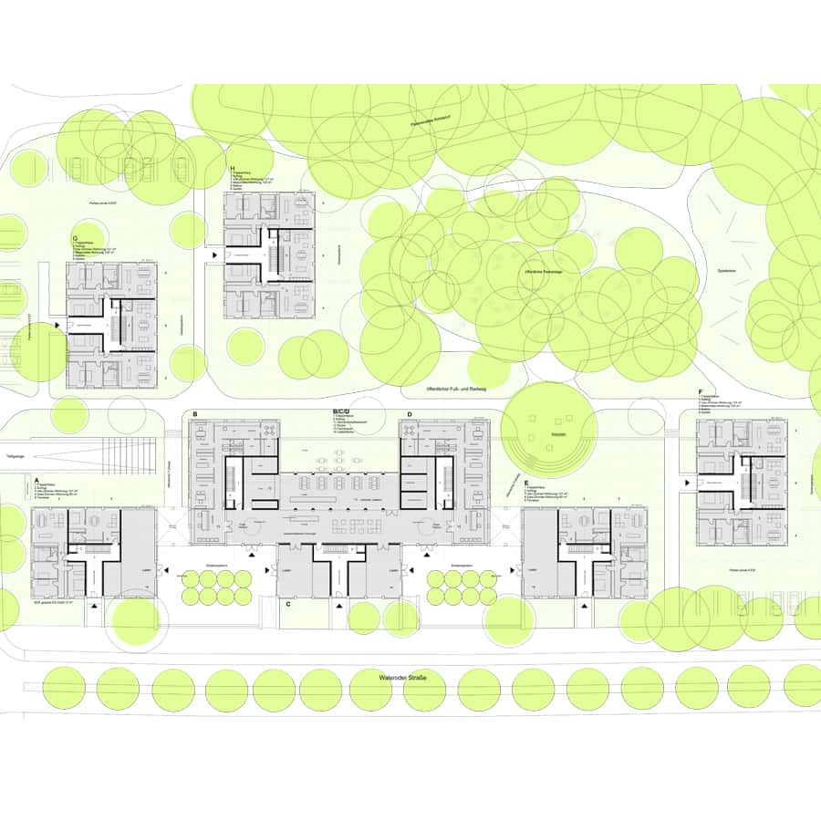 RTW Architekten Eichenpark Grundriss