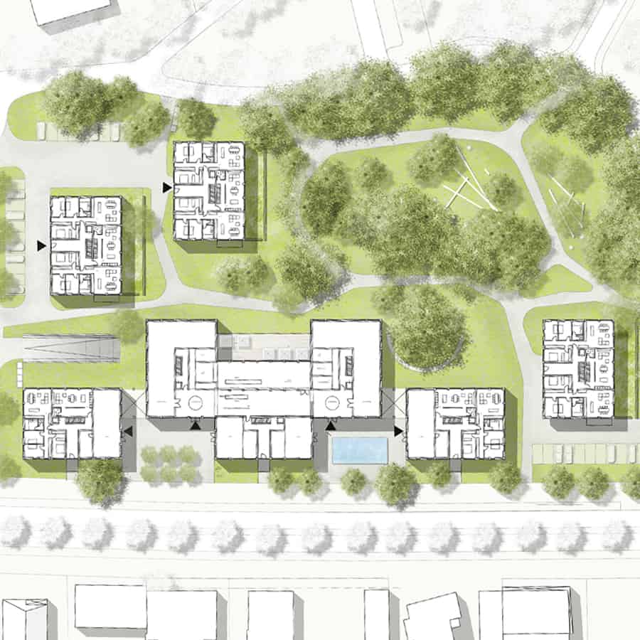 RTW Architekten Eichenpark Uebersicht