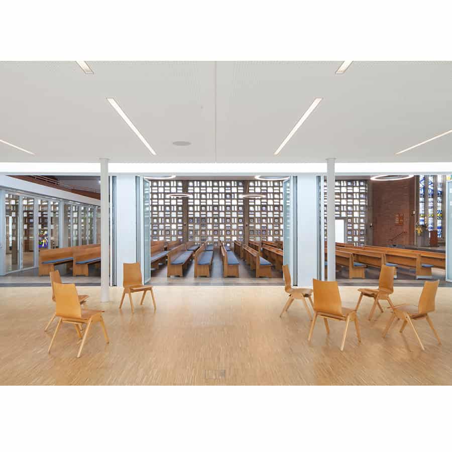 RTW Architekten Gemeindehaus GB Gemeinderaum