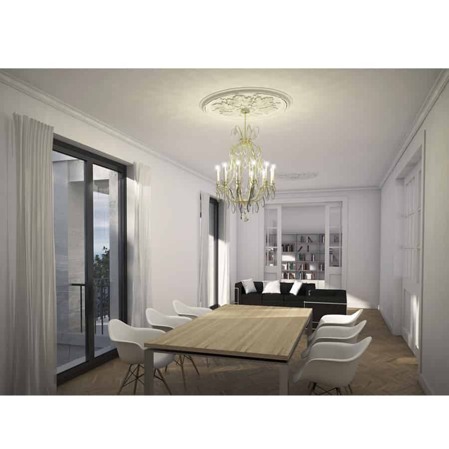 RTW Architekten Villa Zeppelin Wohnzimmer