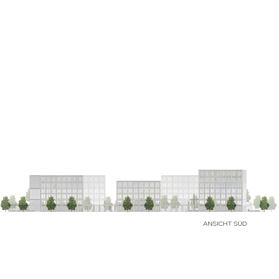 RTW Architekten Sky City Ansicht Sued