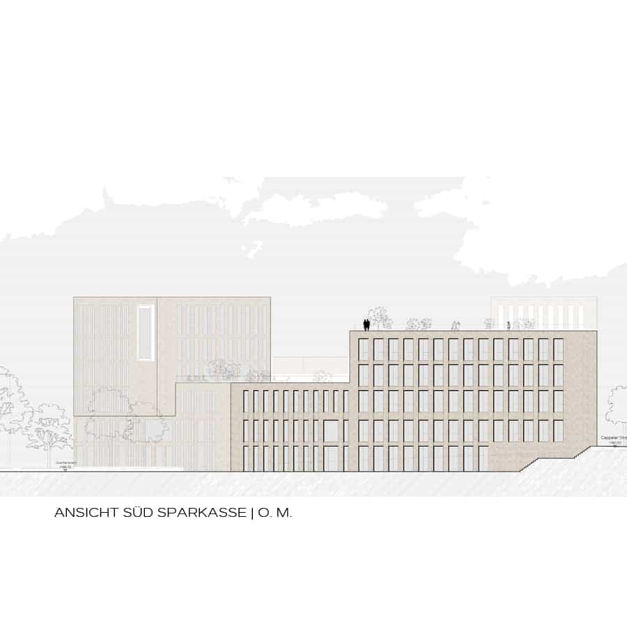 RTW-Architekten-Sparkasse-Marburg-Ansicht-Sued-032022 RTW Architekten Sparkasse Marburg Ansicht Sued 032022
