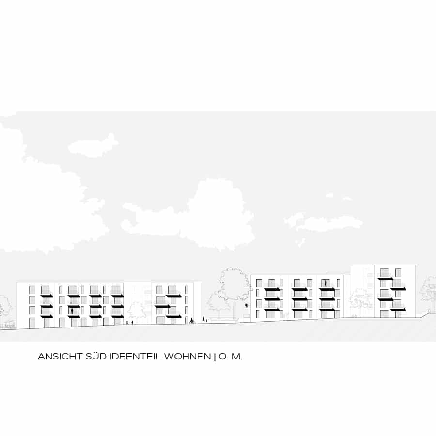 RTW-Architekten-Sparkasse-Marburg-Wohnen-Ansicht-Sued-032022 RTW Architekten Sparkasse Marburg Wohnen Ansicht Sued 032022