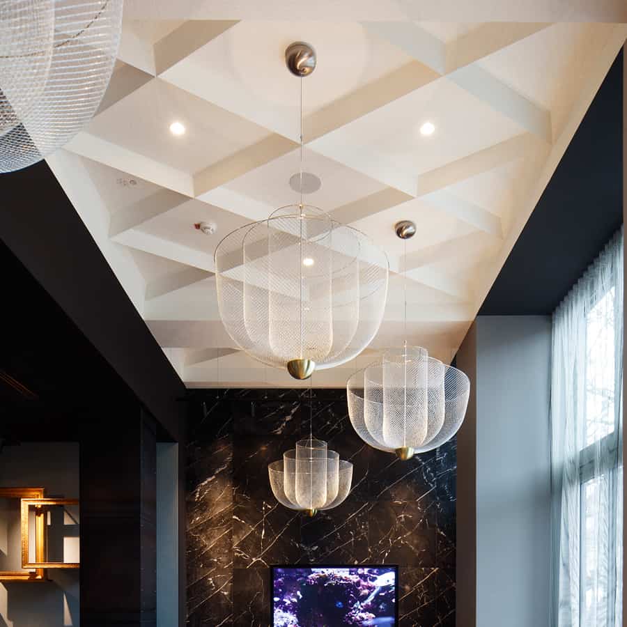 RTW Architekten Motel One Lobby Beleuchtung